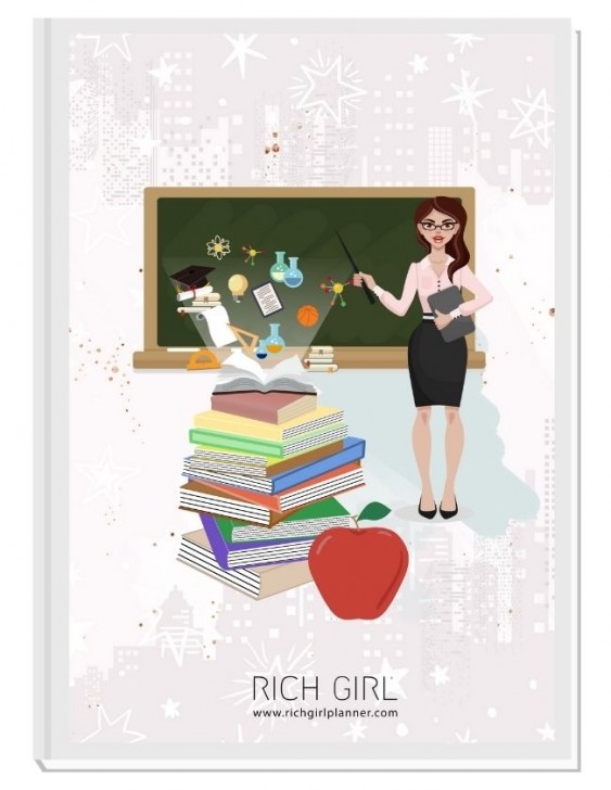 I AM A TEACHER 3 - ДИЗАЙНЕРСКИ ПЛАНЕР RICH GIRL ЗА УЧИТЕЛИ 