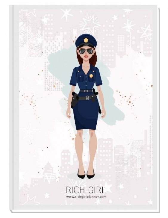 I AM A POLICE OFFICER 1 - ДИЗАЙНЕРСКИ ПЛАНЕР RICH GIRL ЗА ПОЛИЦАИ 