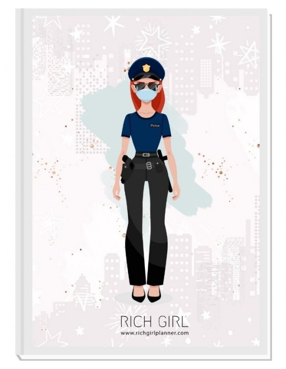 I AM A POLICE OFFICER 1 - ДИЗАЙНЕРСКИ ПЛАНЕР RICH GIRL ЗА ПОЛИЦАИ 
