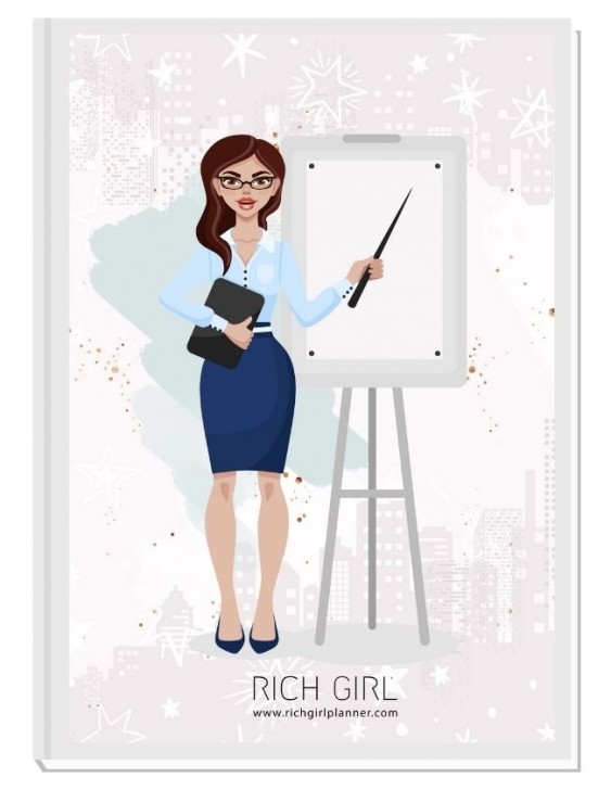 I AM A MANAGER 1 - ДИЗАЙНЕРСКИ ПЛАНЕР RICH GIRL ЗА МЕНИДЖЪРИ