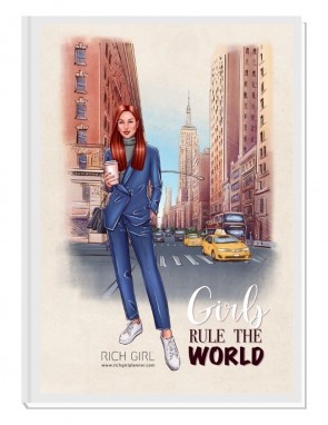 GIRLS RULE THE WORLD 3/ Ginger Avatar - финансов RICH GIRL планер 