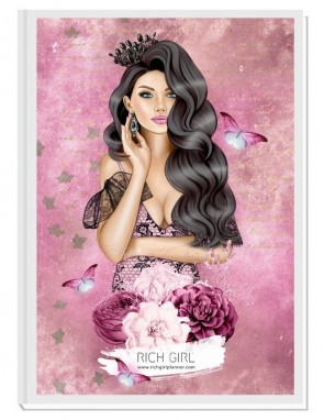 MY QUEEN 2 (black) - дневен RICH GIRL планер 