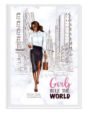 ТЕФТЕР GIRLS RULE THE WORLD BRUNETTE
